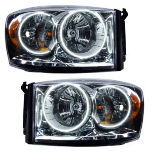Dodge Ram Headlight Assemblies - ORACLE Lighting - SMD Pre-Assembled - White - `07-`08